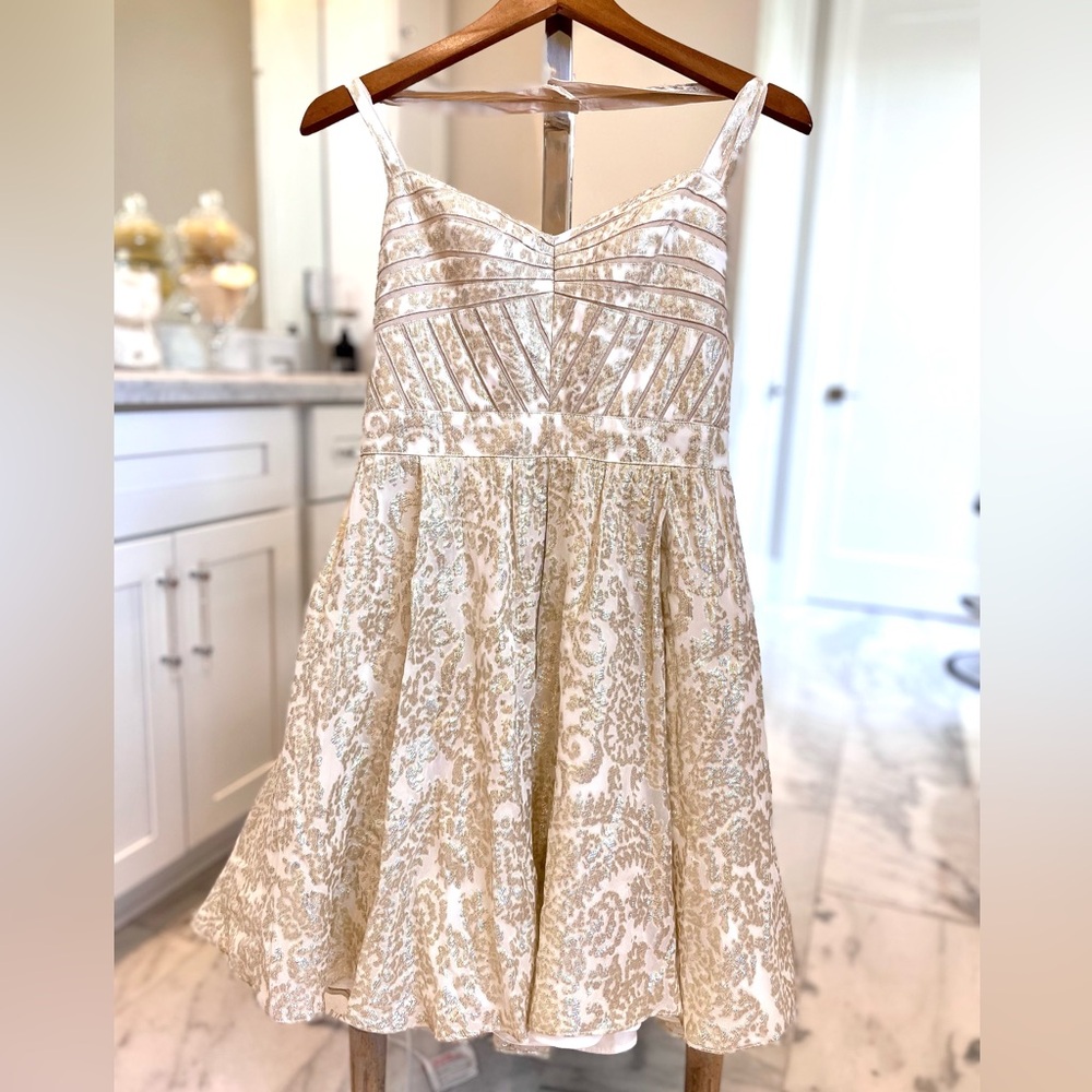 Aidan Mattox Gold dress